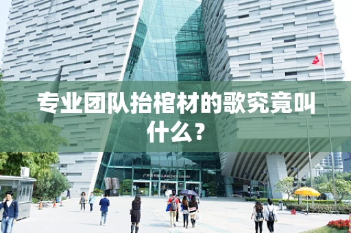 专业团队抬棺材的歌究竟叫什么？