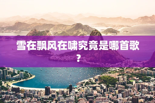 雪在飘风在啸究竟是哪首歌？