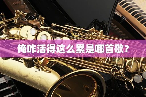 俺咋活得这么累是哪首歌？