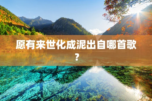 愿有来世化成泥出自哪首歌？