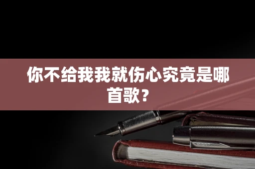 你不给我我就伤心究竟是哪首歌？