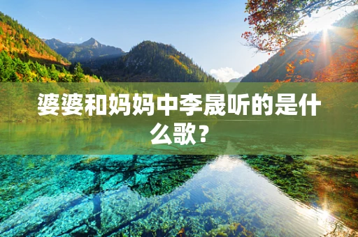婆婆和妈妈中李晟听的是什么歌？