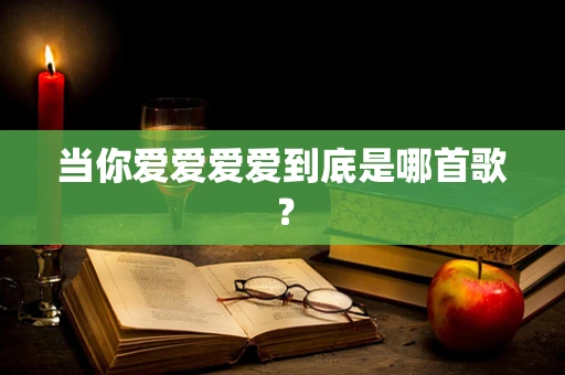 当你爱爱爱爱到底是哪首歌？