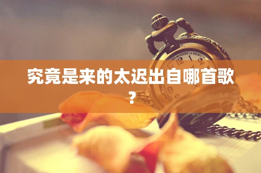 究竟是来的太迟出自哪首歌？