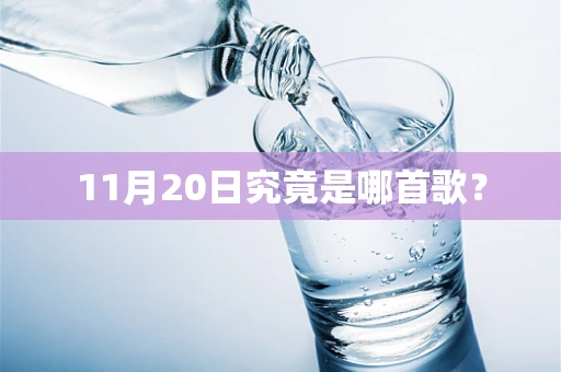 11月20日究竟是哪首歌？