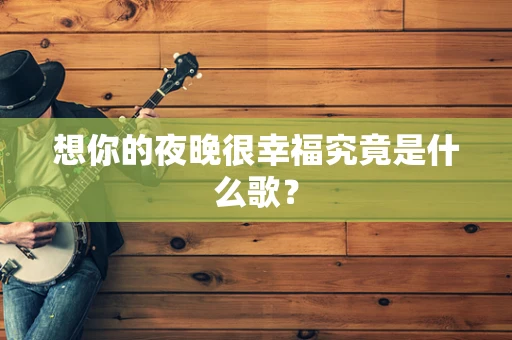 想你的夜晚很幸福究竟是什么歌？