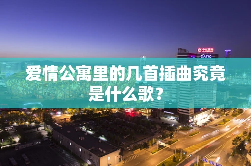 爱情公寓里的几首插曲究竟是什么歌？