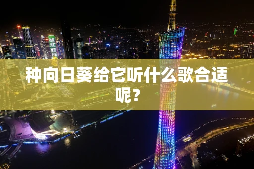 种向日葵给它听什么歌合适呢？