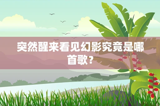 突然醒来看见幻影究竟是哪首歌？