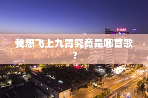 我想飞上九霄究竟是哪首歌？
