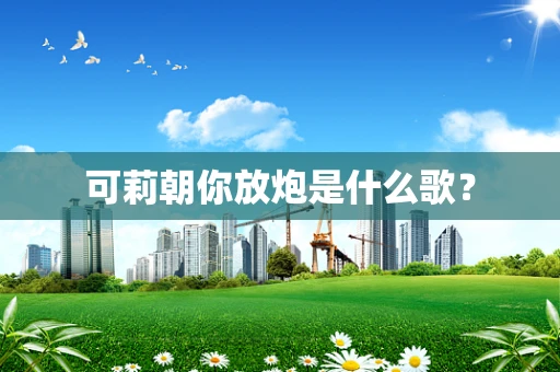 可莉朝你放炮是什么歌？