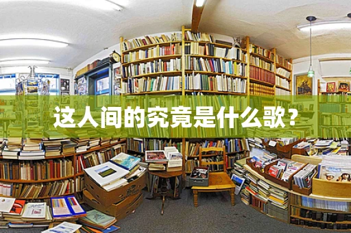 这人间的究竟是什么歌？