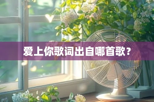 爱上你歌词出自哪首歌？