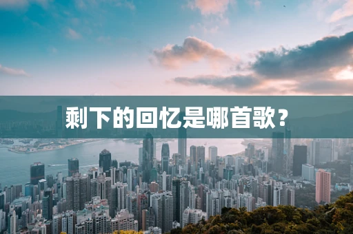 剩下的回忆是哪首歌？