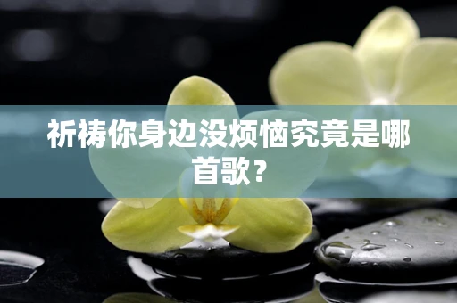 祈祷你身边没烦恼究竟是哪首歌？