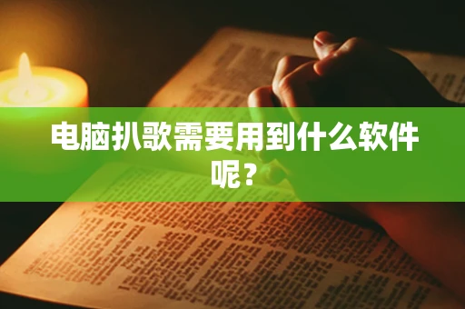 电脑扒歌需要用到什么软件呢？