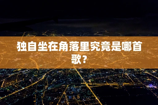 独自坐在角落里究竟是哪首歌？