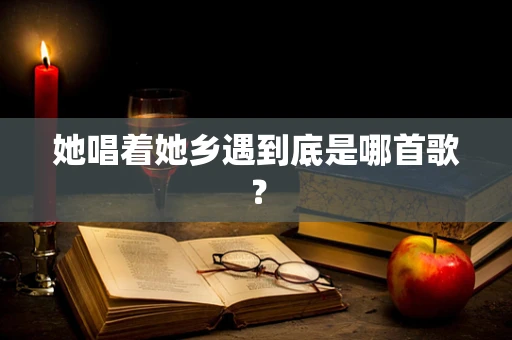 她唱着她乡遇到底是哪首歌？