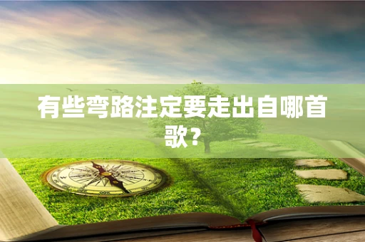 有些弯路注定要走出自哪首歌？