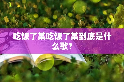 吃饭了某吃饭了某到底是什么歌？