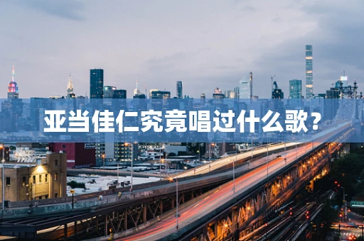 亚当佳仁究竟唱过什么歌？