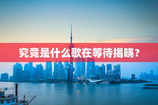 究竟是什么歌在等待揭晓？