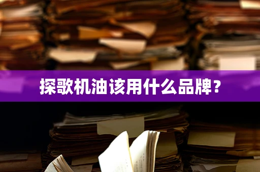 探歌机油该用什么品牌？