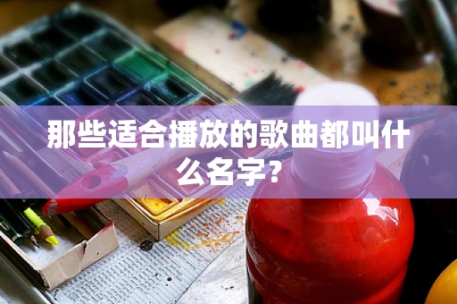 那些适合播放的歌曲都叫什么名字？