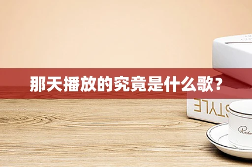 那天播放的究竟是什么歌？