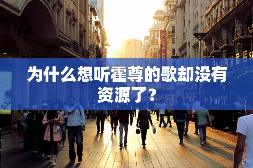 为什么想听霍尊的歌却没有资源了？