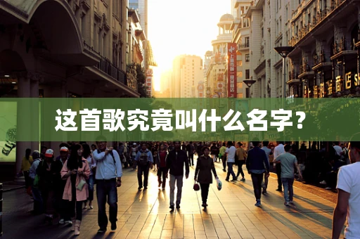 这首歌究竟叫什么名字？