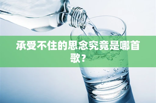 承受不住的思念究竟是哪首歌？