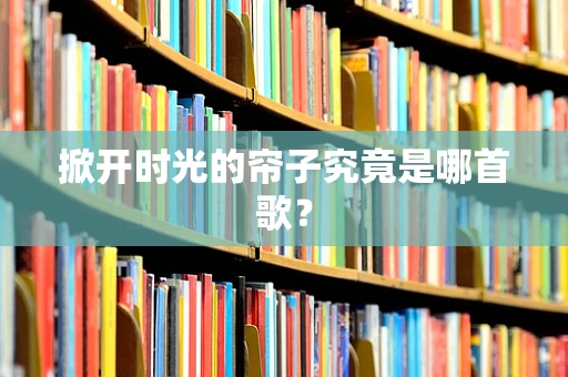 掀开时光的帘子究竟是哪首歌？