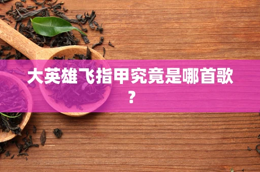 大英雄飞指甲究竟是哪首歌？