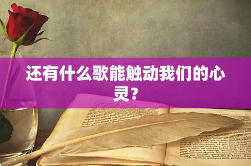 还有什么歌能触动我们的心灵？