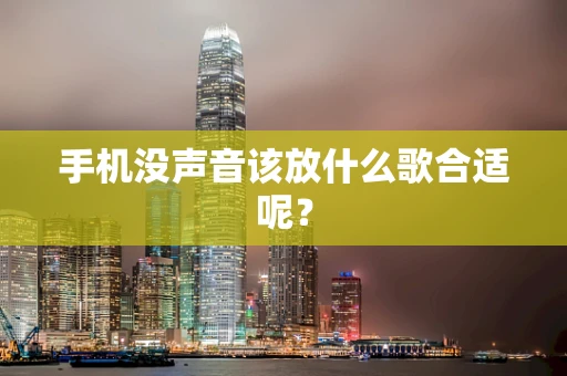 手机没声音该放什么歌合适呢？