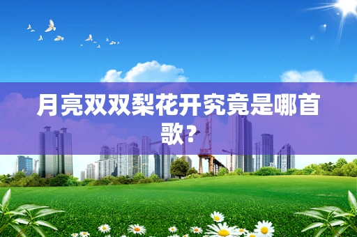 月亮双双梨花开究竟是哪首歌？