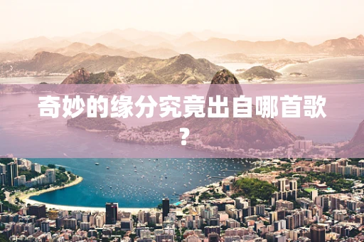 奇妙的缘分究竟出自哪首歌？