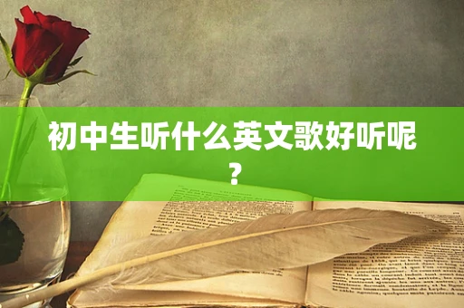 初中生听什么英文歌好听呢？