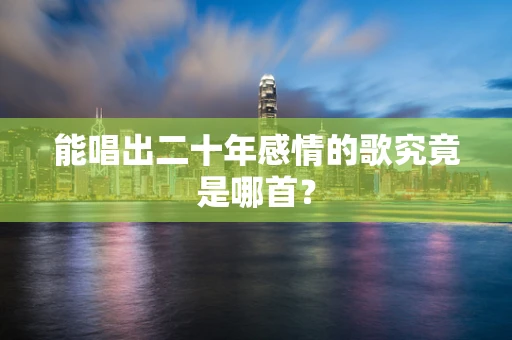 能唱出二十年感情的歌究竟是哪首？