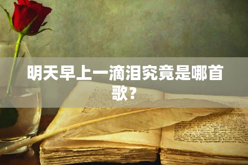 明天早上一滴泪究竟是哪首歌？