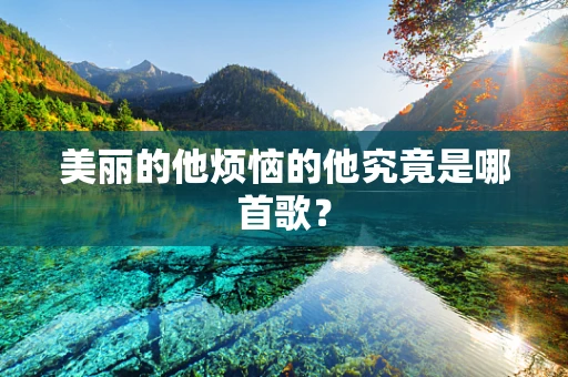美丽的他烦恼的他究竟是哪首歌？