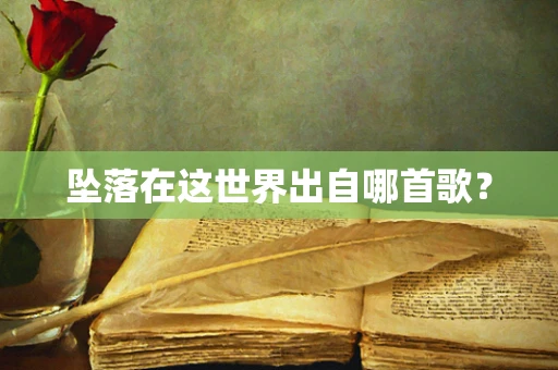 坠落在这世界出自哪首歌？