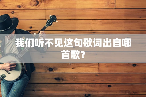 我们听不见这句歌词出自哪首歌？