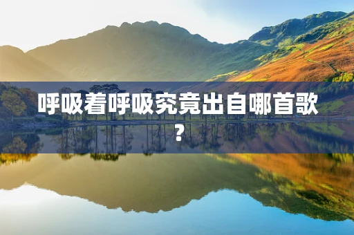 呼吸着呼吸究竟出自哪首歌？