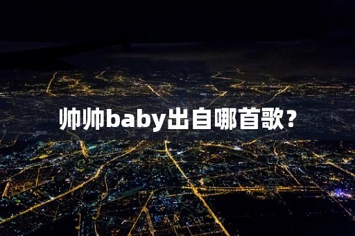 帅帅baby出自哪首歌？