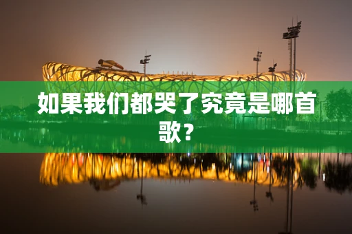 如果我们都哭了究竟是哪首歌？