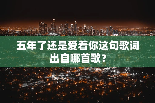 五年了还是爱着你这句歌词出自哪首歌？