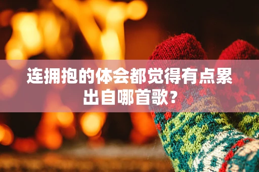 连拥抱的体会都觉得有点累出自哪首歌？