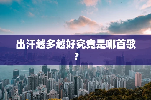 出汗越多越好究竟是哪首歌？
